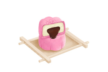 冰皮月饼芝士馅巧克力流心