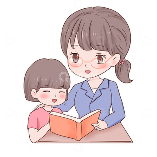 源文件下载【趣麦麦图】教师节老师传授知识给学生