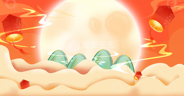 源文件下载【趣麦麦图】国潮风中秋国庆双节同庆灯笼banner