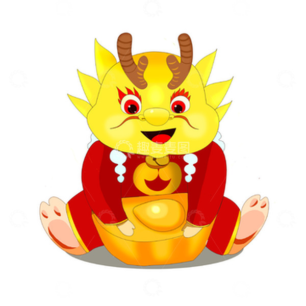 源文件下载【趣麦麦图】龙年大吉恭喜发财