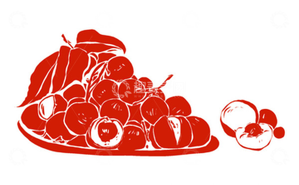 源文件下载【趣麦麦图】龙眼桂圆白露节气美食剪纸手绘元素