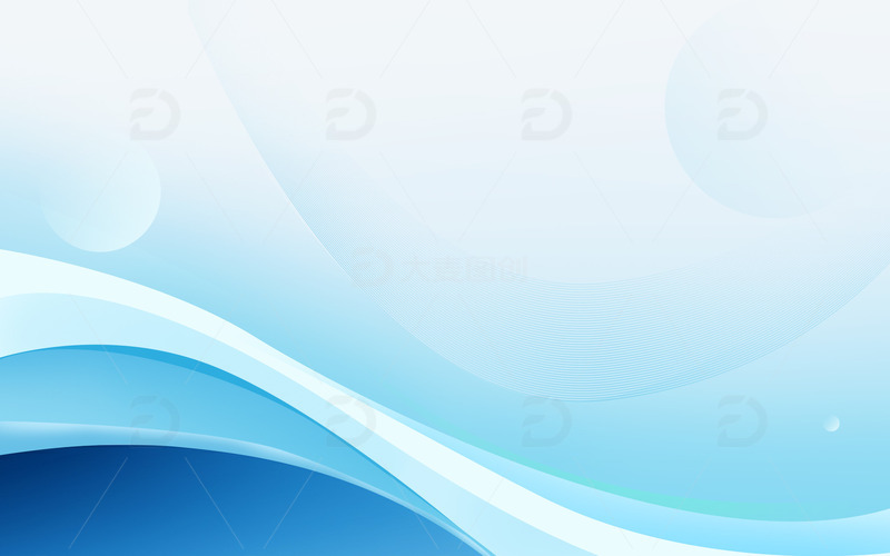 源文件下载【趣麦麦图】-简约几何线条蓝色清新商务科技活动海报背景