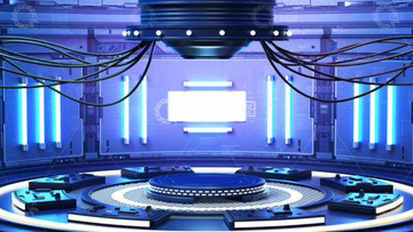 源文件下载【趣麦麦图】C4D电商科技感炫酷灯光展台