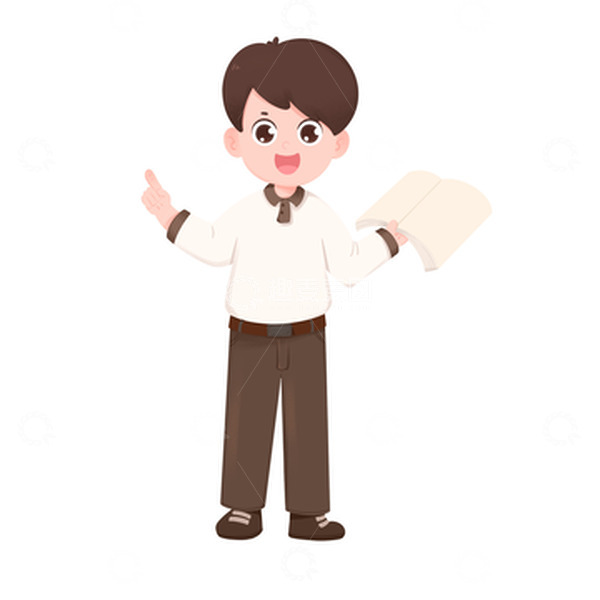 源文件下载【趣麦麦图】男老师上课教师节老师形象免抠元素