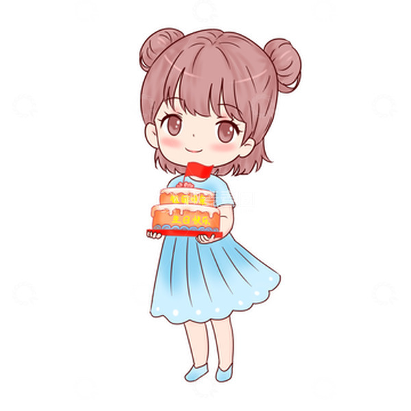 源文件下载【趣麦麦图】国庆祖国母亲生日快乐