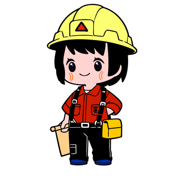 女工程师插画