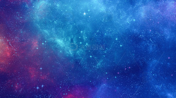 星空宇宙蓝色简约梦幻星空海报