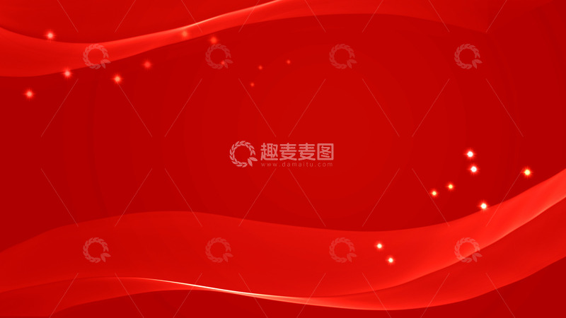 源文件下载【趣麦麦图】红色星光国庆电商背景