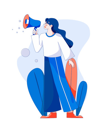 简约商务扁平通知