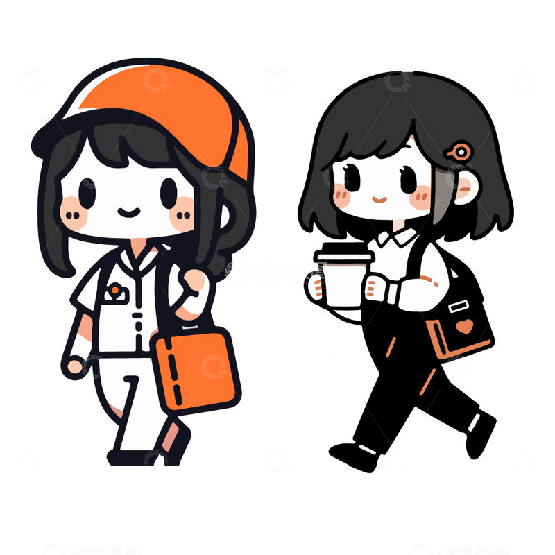 上班族卡通形象