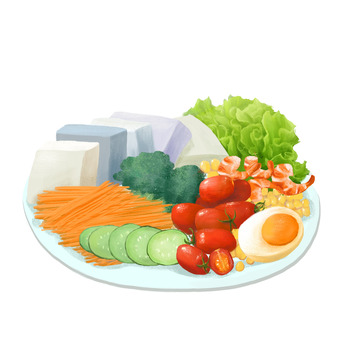 美食轻食素食减肥餐绿色食物