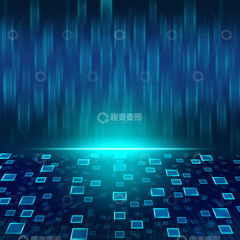 源文件下载【趣麦麦图】科技背景 线条 动感