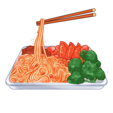 美食牛肉面花生肉沫