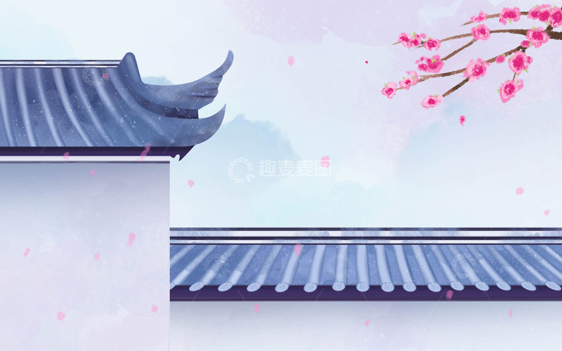 源文件下载【趣麦麦图】古风院墙素材