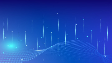 蓝色科技粒子渐变背景