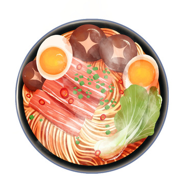 美味拉面面条美食食物