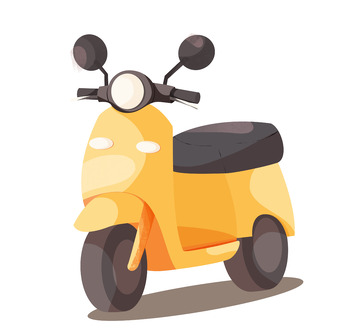 简约电动车交通工具