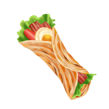 美食小吃手抓饼