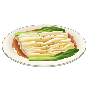 美食广东肠粉小吃