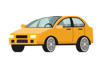 卡通简约交通工具小汽车