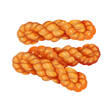 美食蜂蜜大麻花