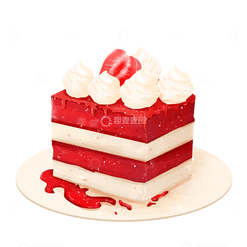 源文件下载【趣麦麦图】甜点美食蛋糕