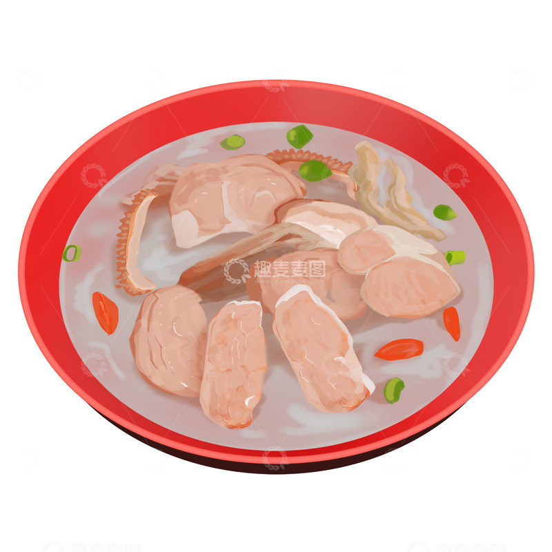 源文件下载【趣麦麦图】秋冬养生美食羊肉汤