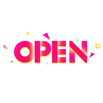 盛大开业Open