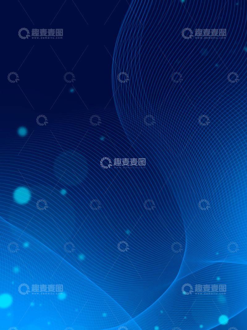 源文件下载【趣麦麦图】蓝色科技线条素材背景