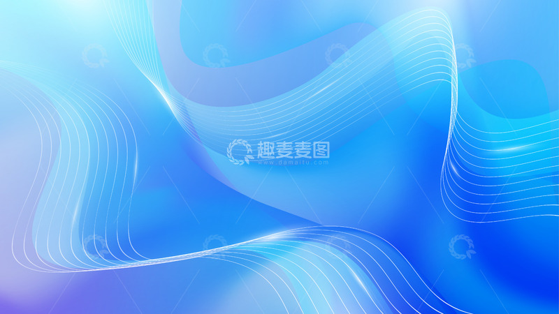 源文件下载【趣麦麦图】蓝色质感医美展示展板海报背景