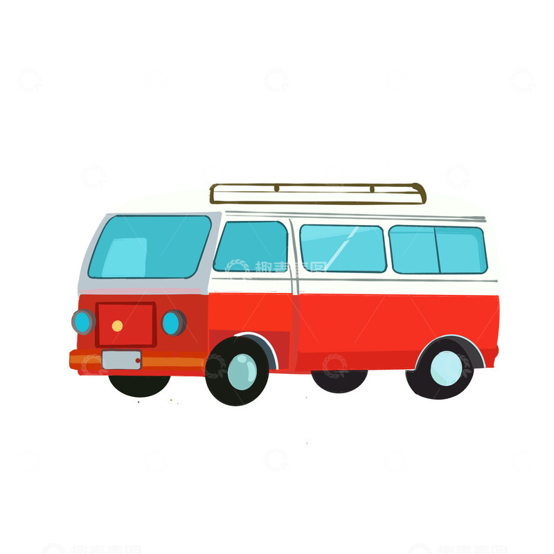 源文件下载【趣麦麦图】扁平卡通汽车