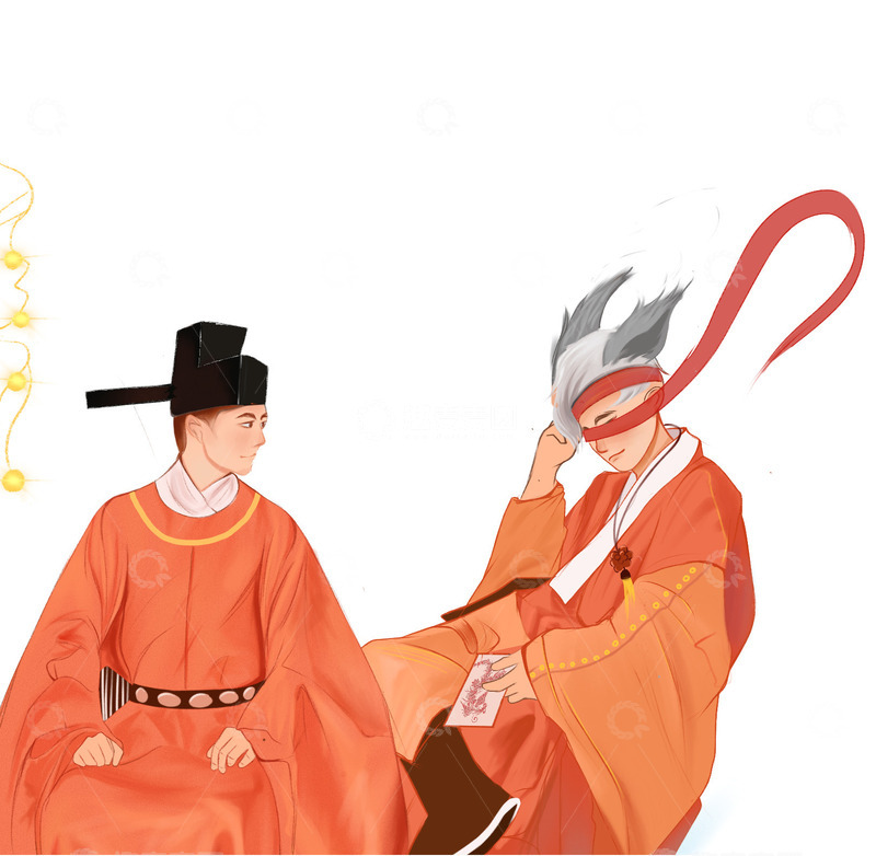 源文件下载【趣麦麦图】新婚插画人物