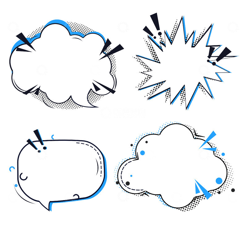 源文件下载【趣麦麦图】简约对话框促销框