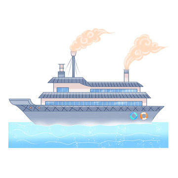 交通工具轮船