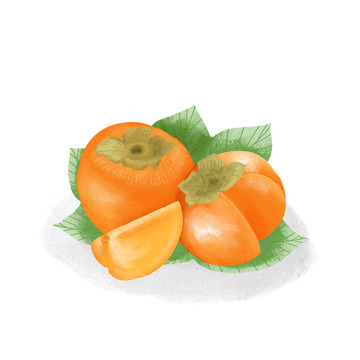 寒露柿子秋天水果