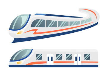 卡通简约交通工具高铁列车