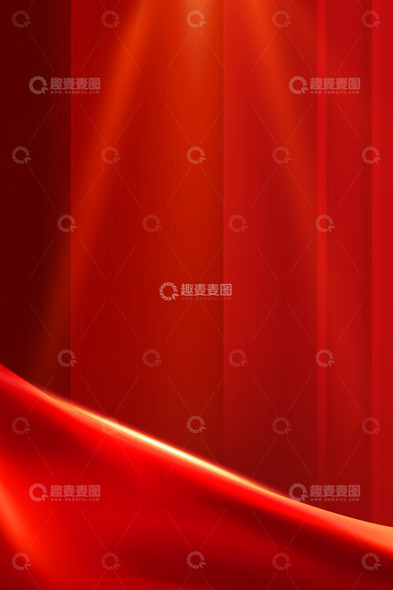 源文件下载【趣麦麦图】红色晚会海报背景