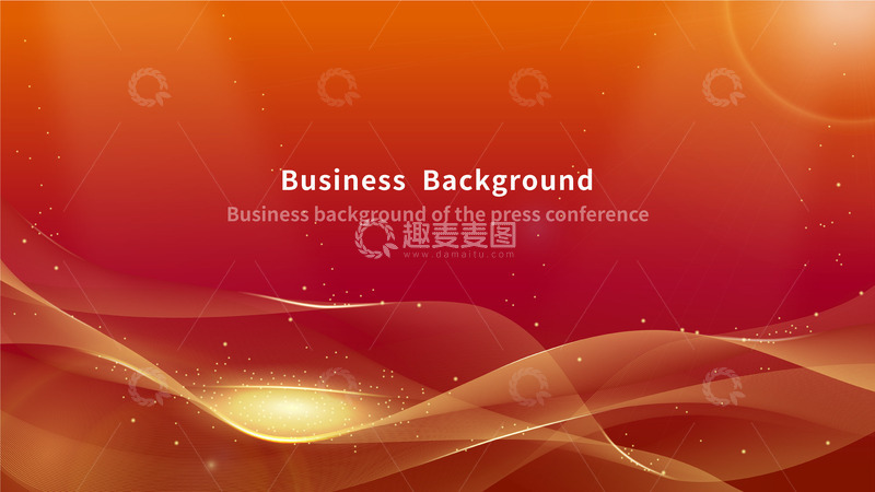 源文件下载【趣麦麦图】红色线条科技光效商务背景