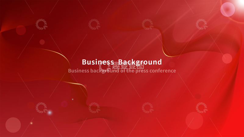 源文件下载【趣麦麦图】红色线条商务科技背景