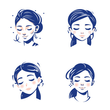 卡通女孩可爱成熟姑娘头像