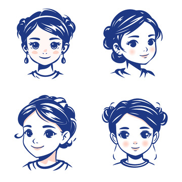 卡通女孩可爱头像