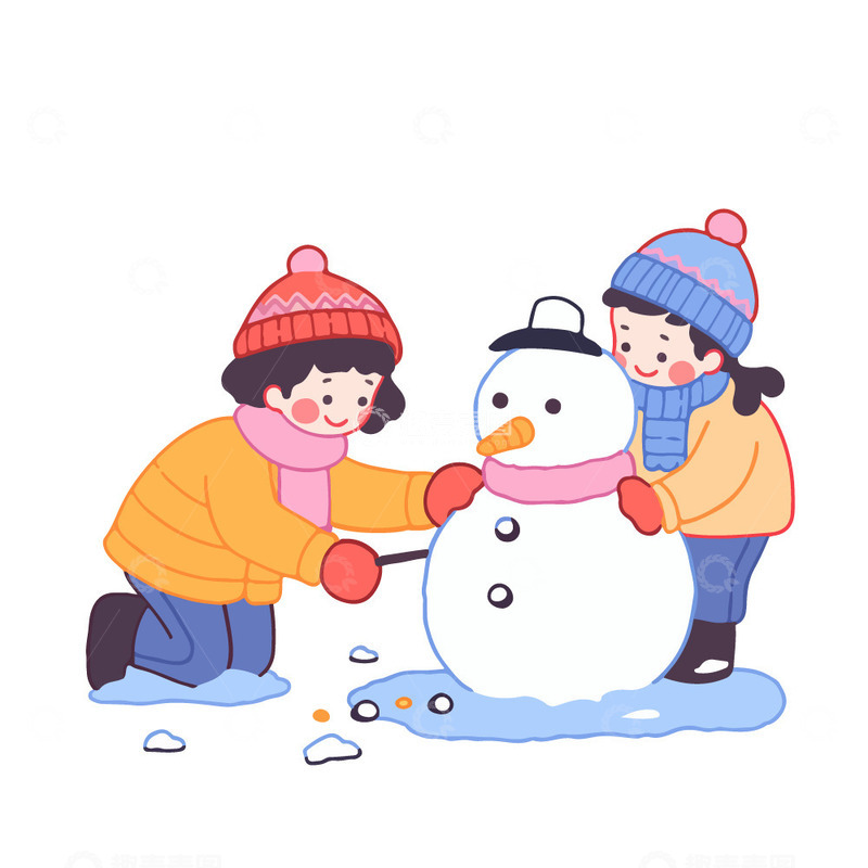 堆雪人的孩子们