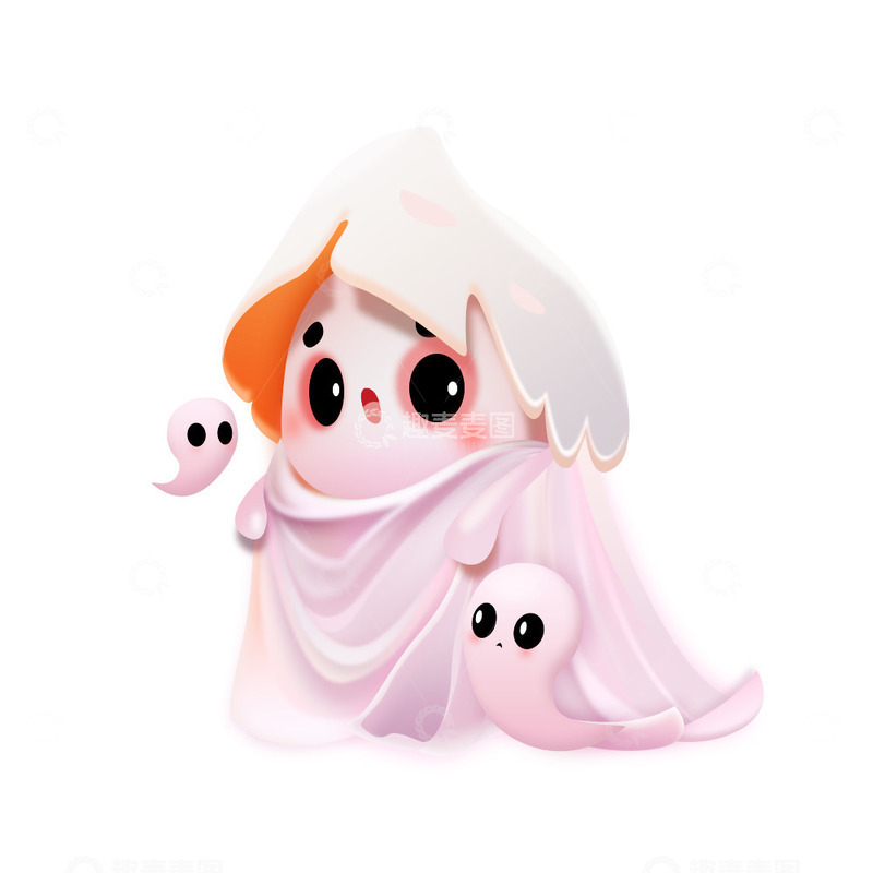 源文件下载【趣麦麦图】万圣节鬼怪幽灵