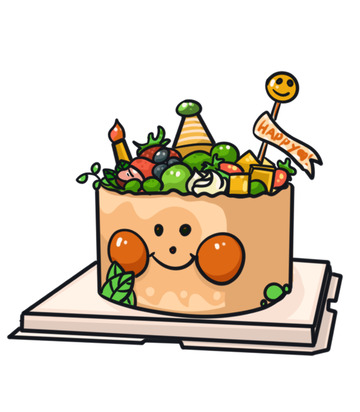 美味水果生日蛋糕