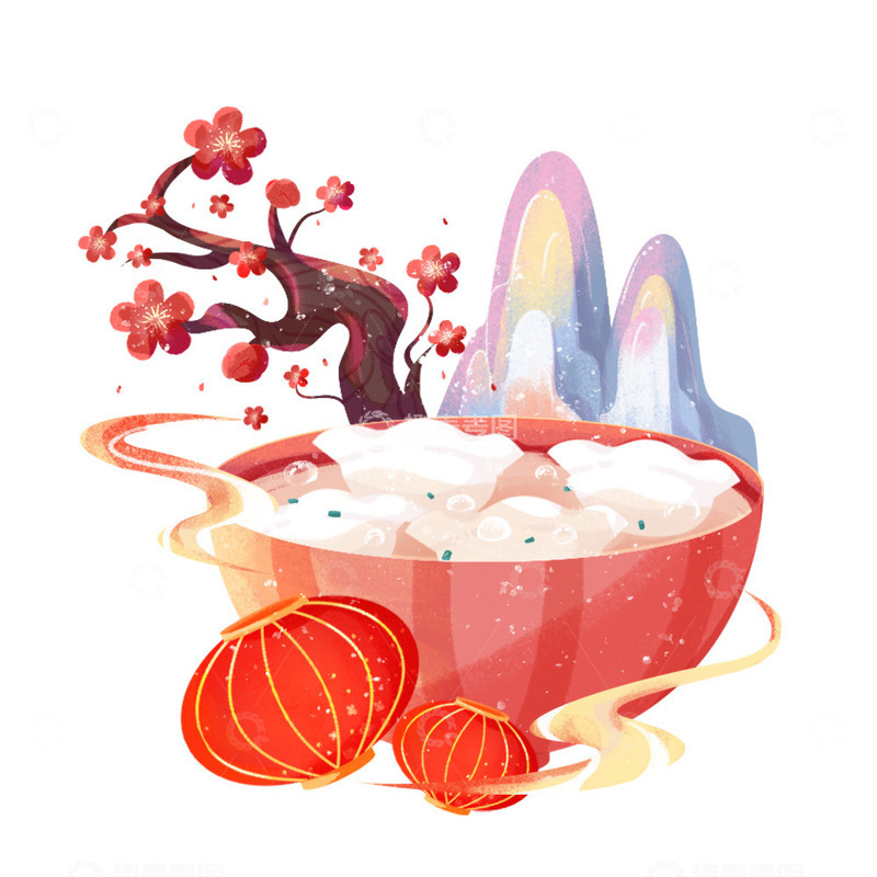 源文件下载【趣麦麦图】国风冬季饺子