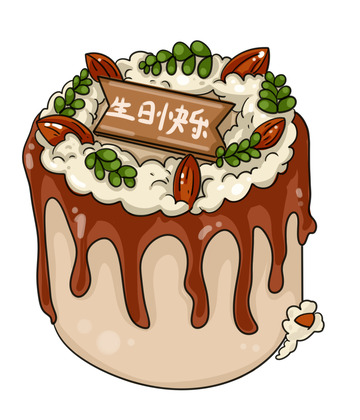 巧克力生日蛋糕