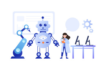 扁平人物机器人研发工程