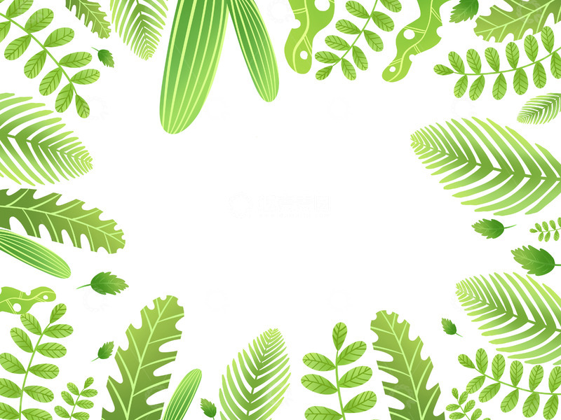 源文件下载【趣麦麦图】大自然中的绿色元素