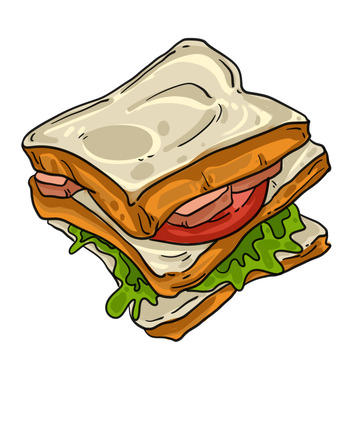 美味番茄三明治