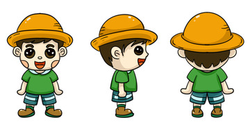 可爱阳光小男孩